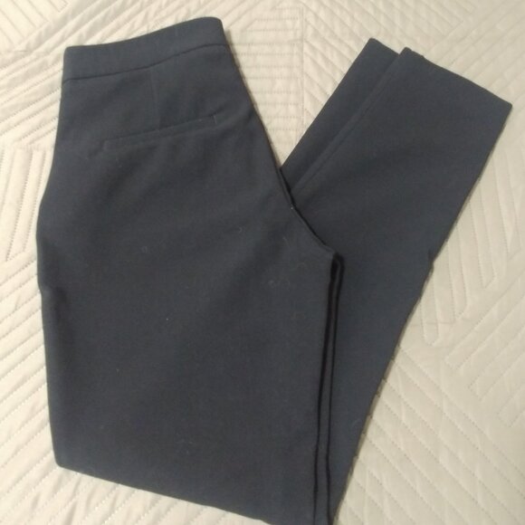 H&M Black Dress Pants with Gold Detail, Size Small Good Condition - Picture 1 of 4